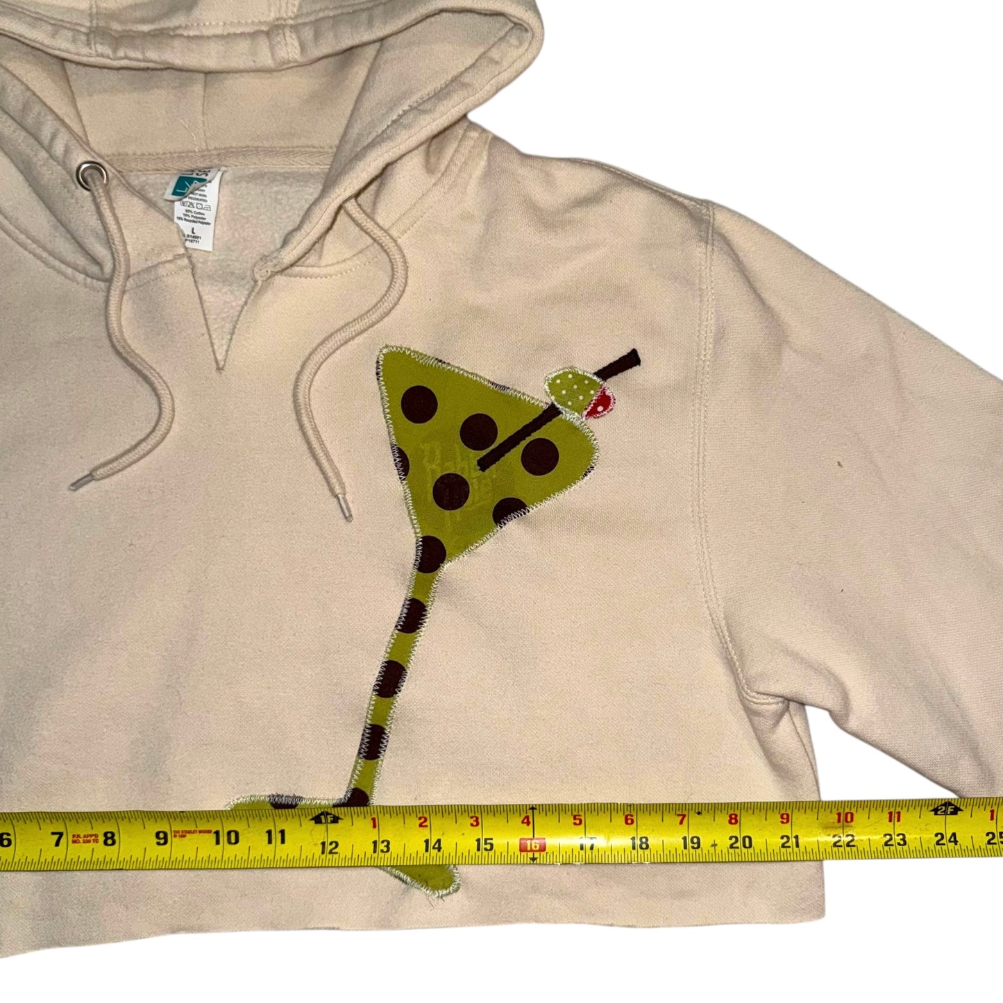 Just a Girl - Polka Dot Tini Hoodie (L)