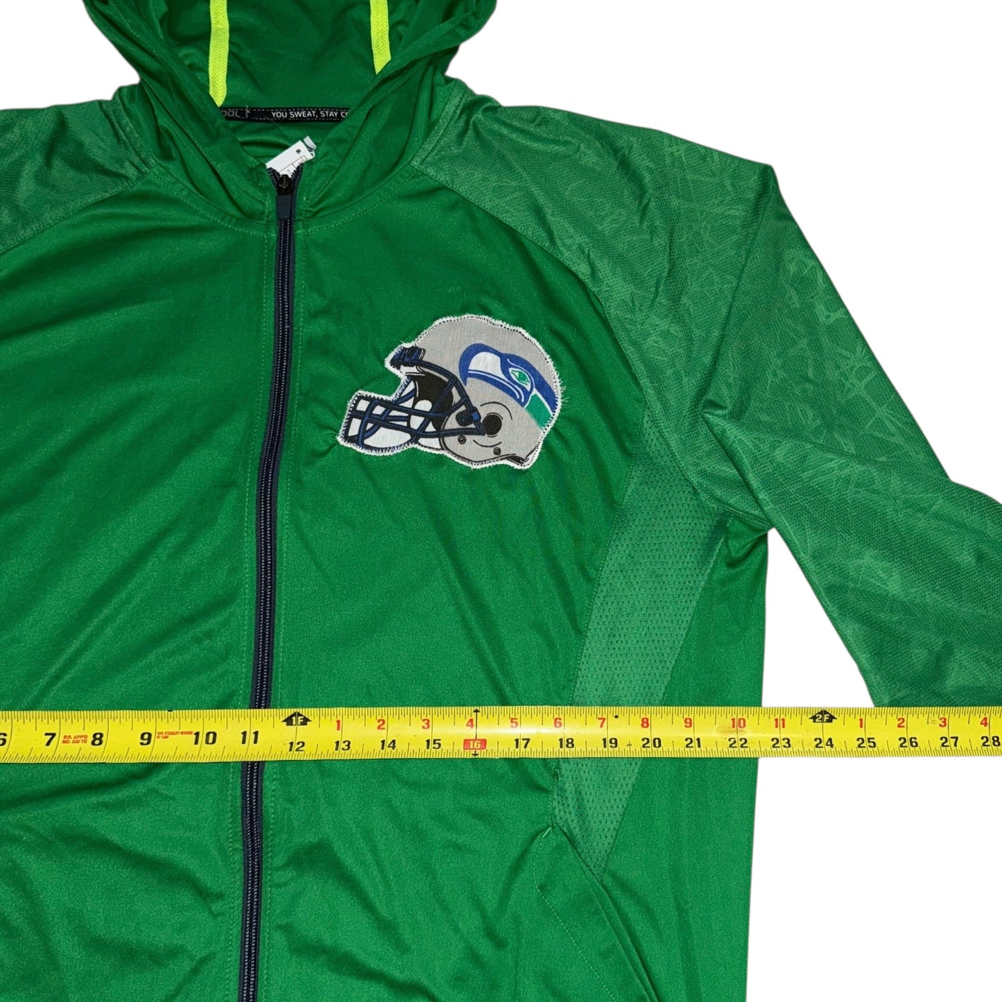 Seattle Seahawks Customized Adidas Track Jacket (XL)