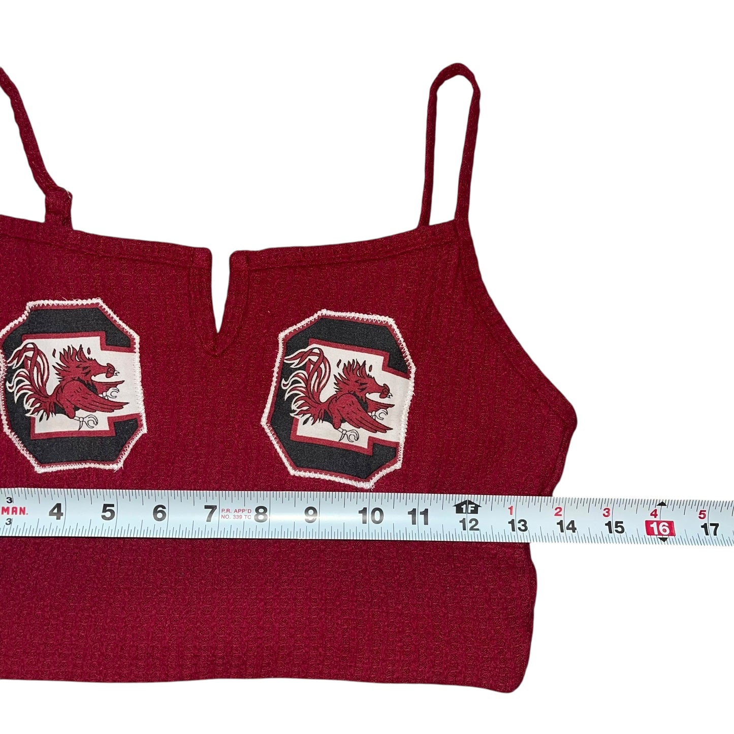USC South Carolina Upcycled Double Logo Bralette (M)