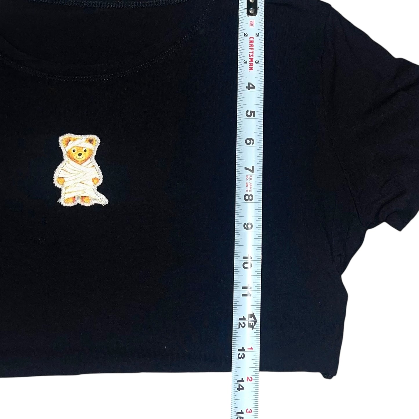 Spooky - Mummy Bear Micro crop (M/L)