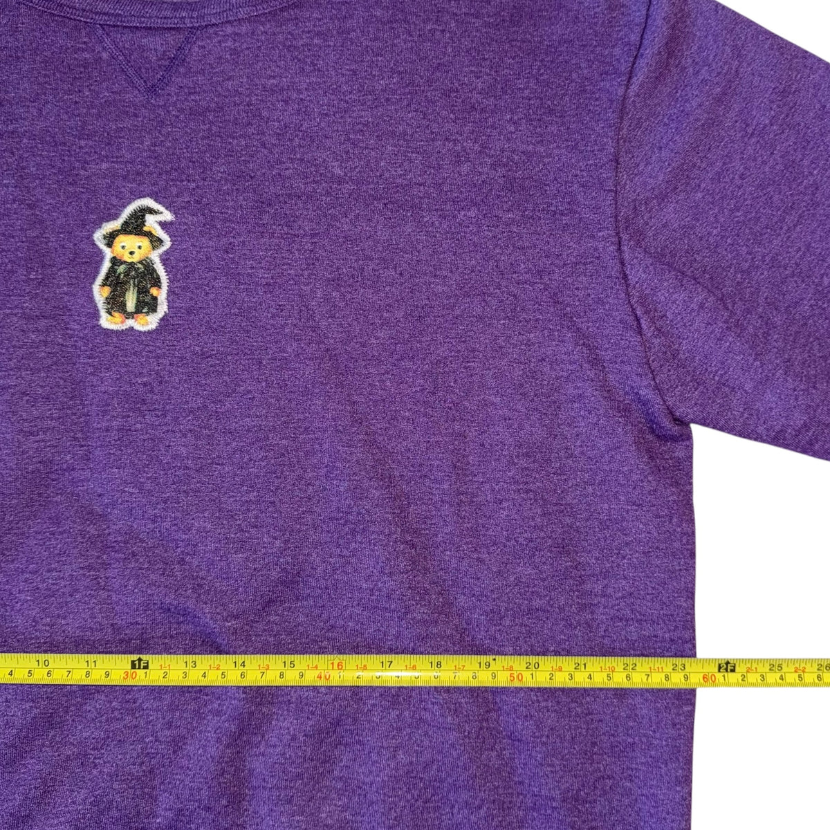 Spooky - Little Witch Bear Purple Pullover  (L/XL)