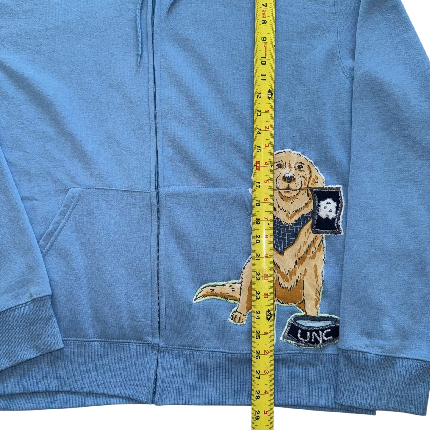 UNC North Carolina Reworked Dog Hoodie (XL)