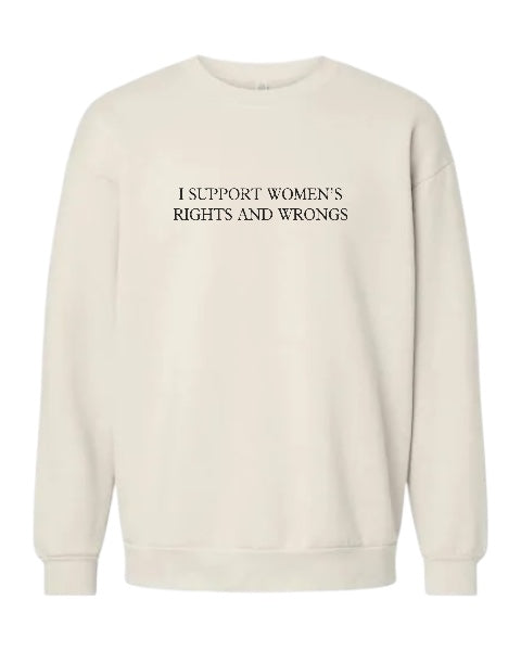T-SHIRT BAR - Women’s Rights Crew Neck Sweatshirt