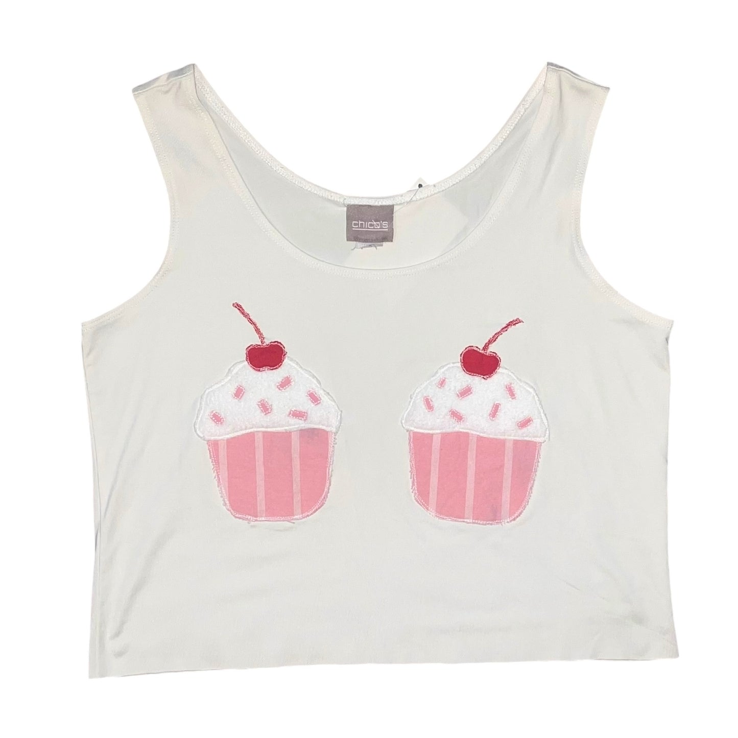 Just A Girl - Double Cupcake Tank (L)