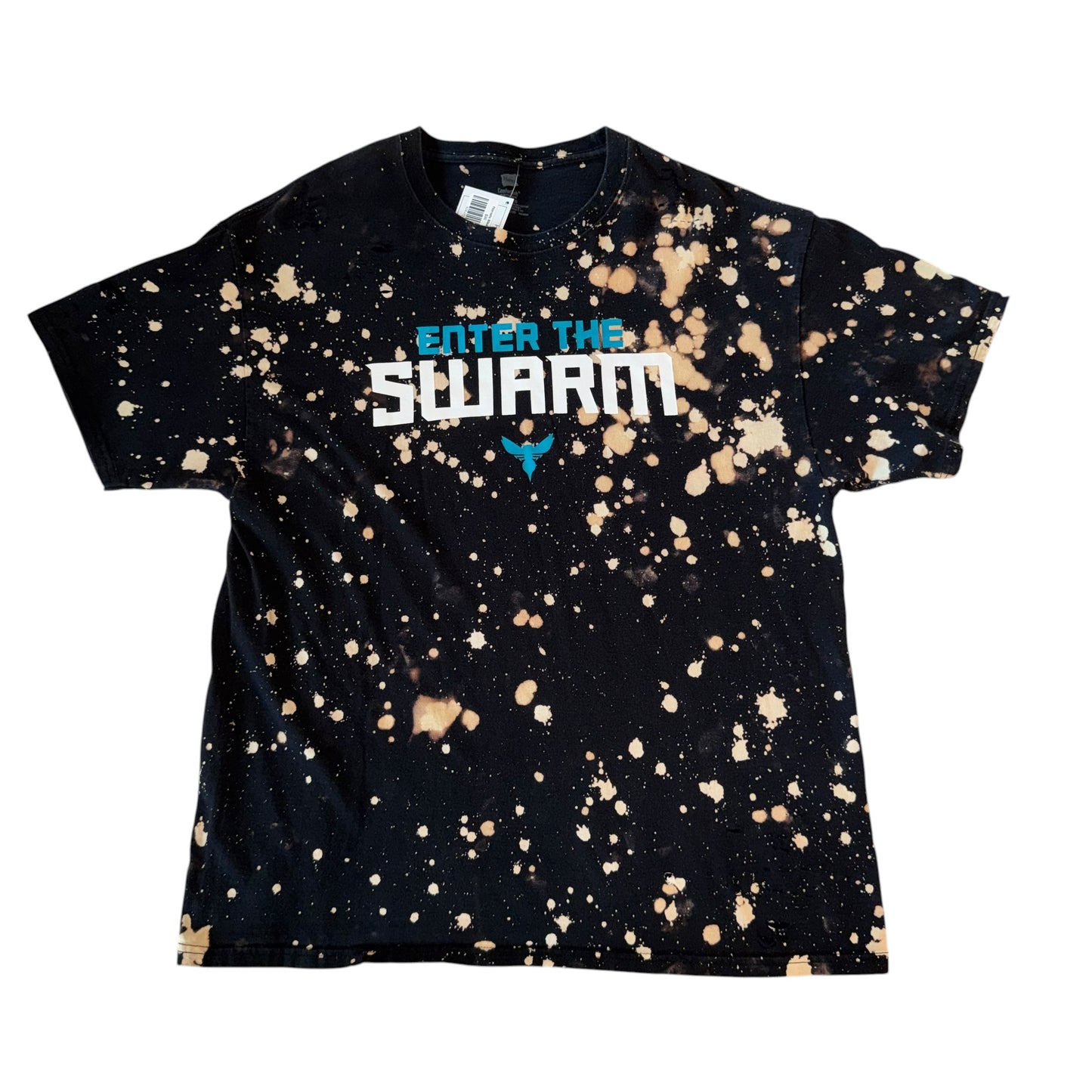 CLT - Hornets Bleach Enter The Swarm Distressed (XL)