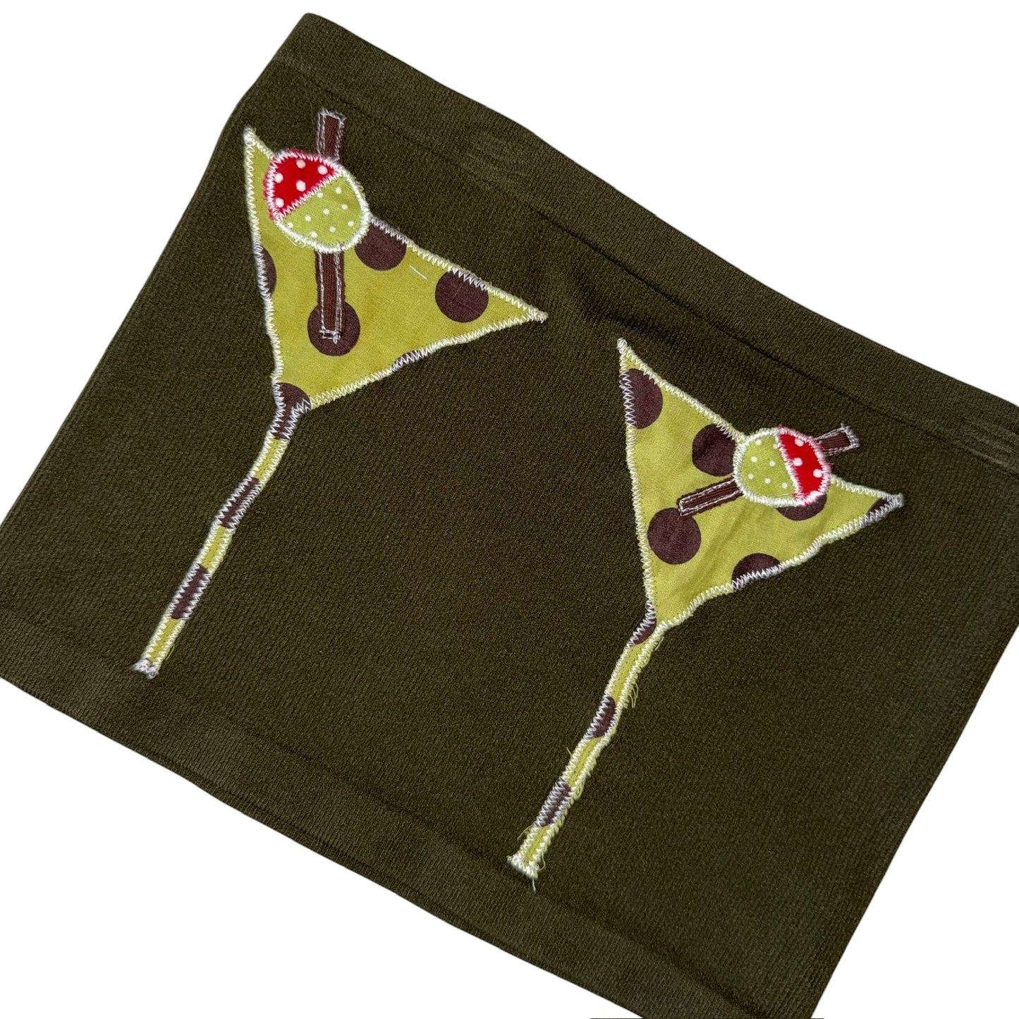 Just a Girl-Y2K Double Martini Top (M/L)