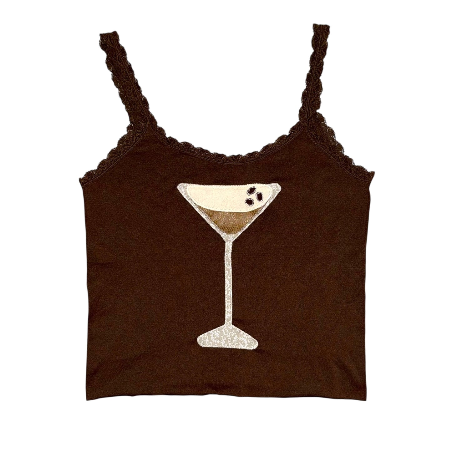 Just a Girl - Espresso Tini Tank (L)