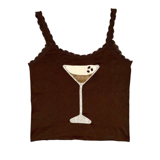 Just a Girl - Espresso Tini Tank (L)