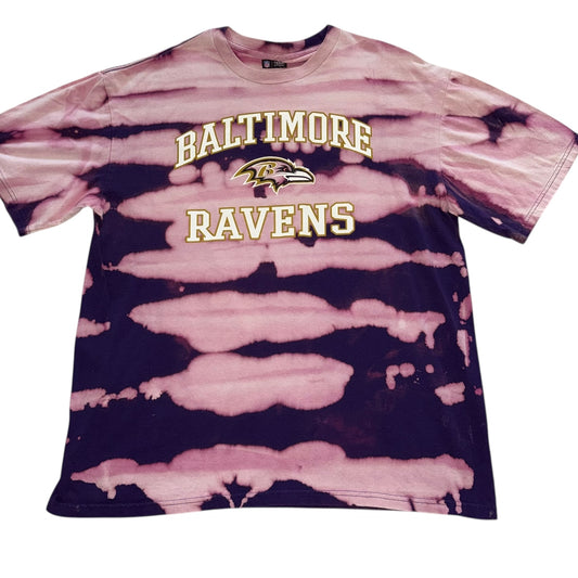 Baltimore ravens Striped Bleach (XL)