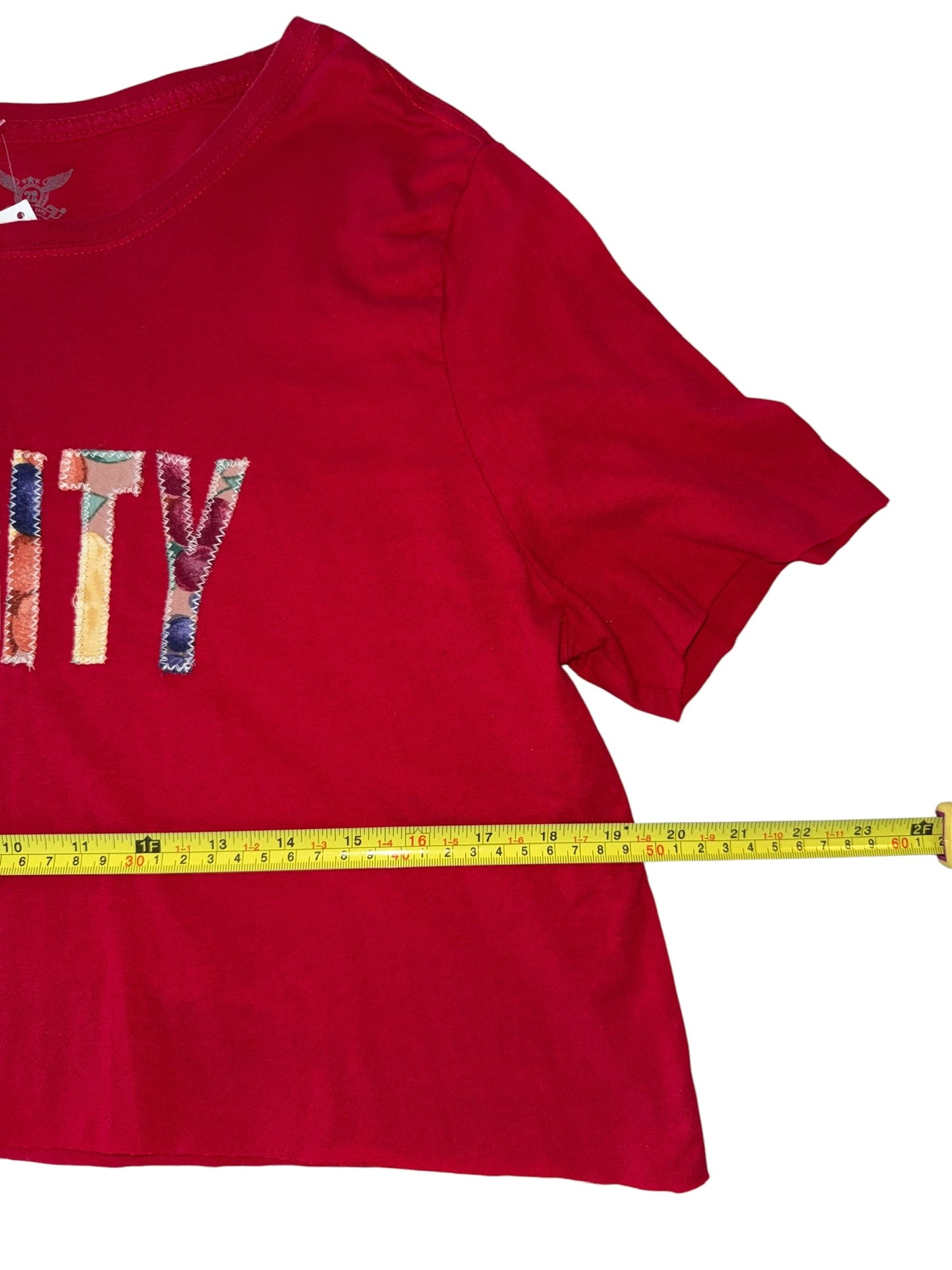 PRIDE-Fruity Red Crop Top (L/XL)