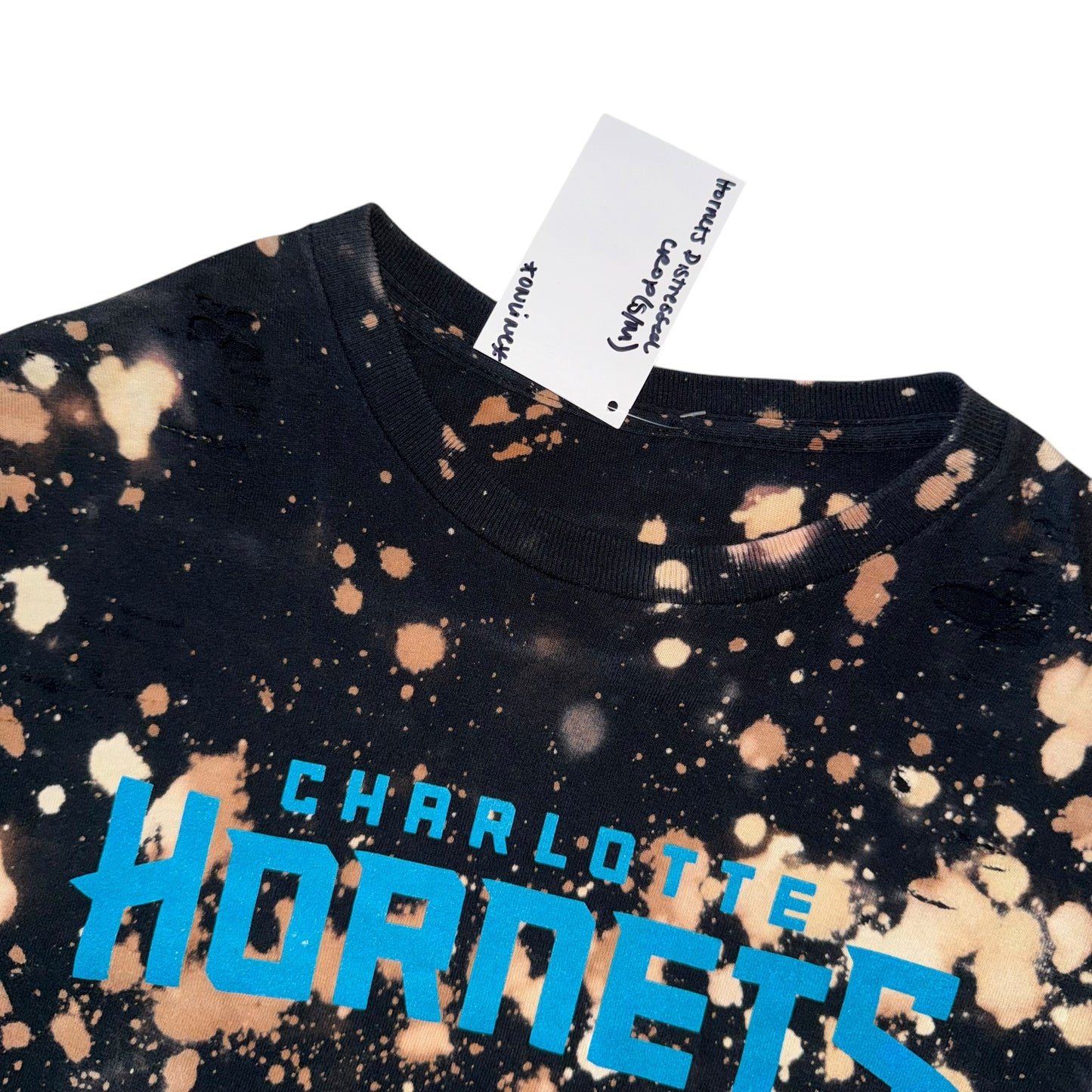 CLT - Hornets Distressed Crop (S/M)