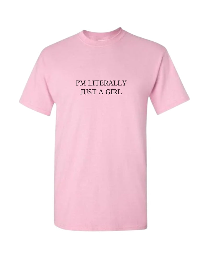 T-SHIRT BAR - Just A Girl Custom Tee