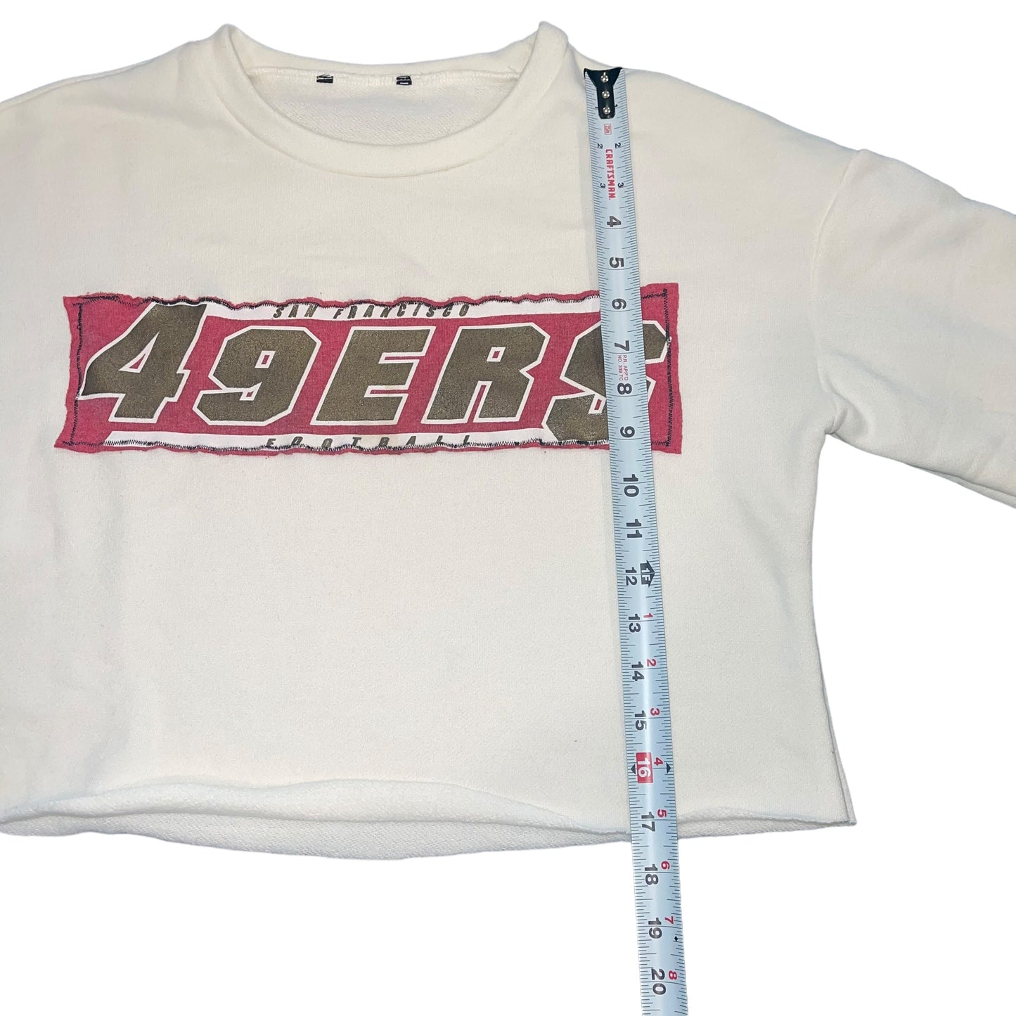 San Francisco 49ers Patchwork Sweatshirt (M)