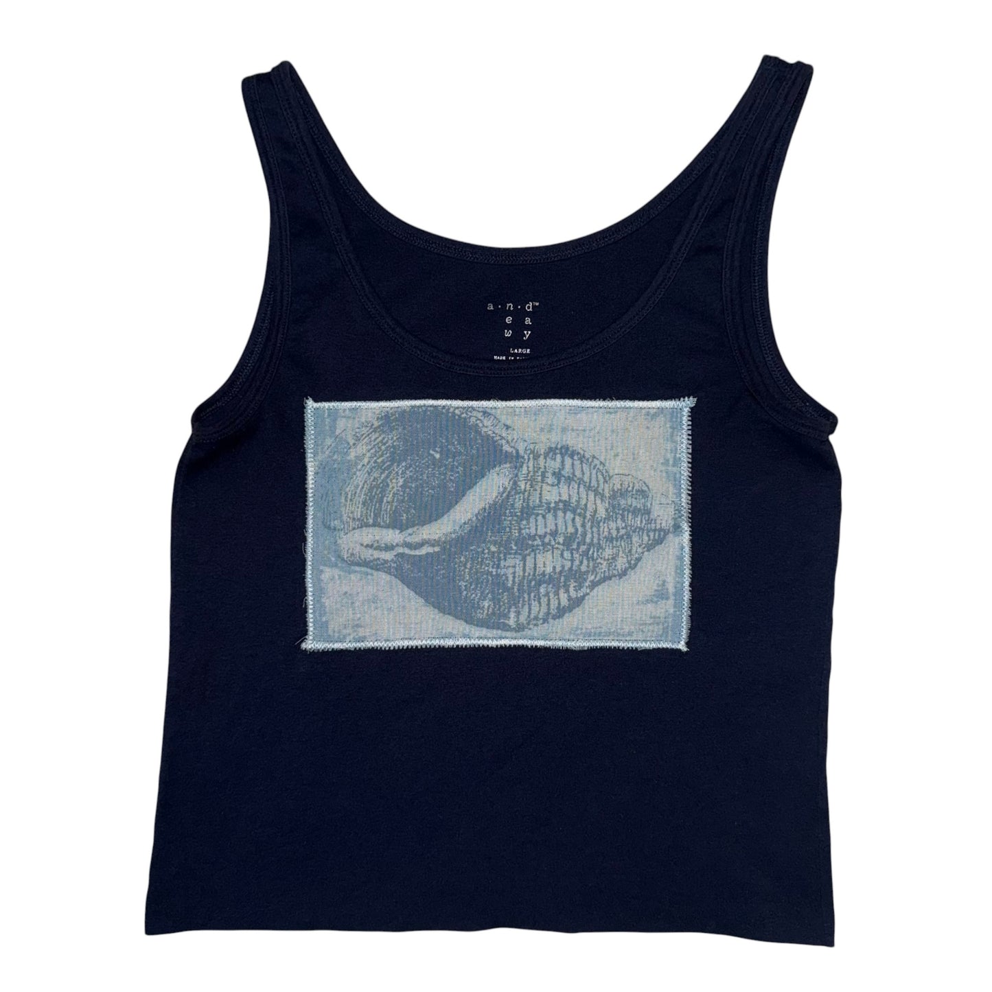 Earthbound - Sea Shell Blue Tank (L)