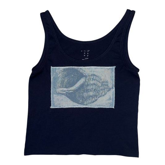Earthbound - Sea Shell Blue Tank (L)