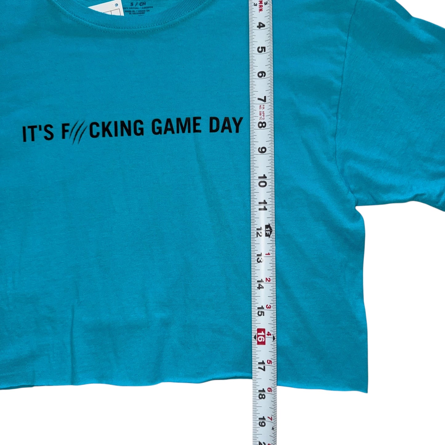 CLT - Panthers F*cking Game Day Crop (S)