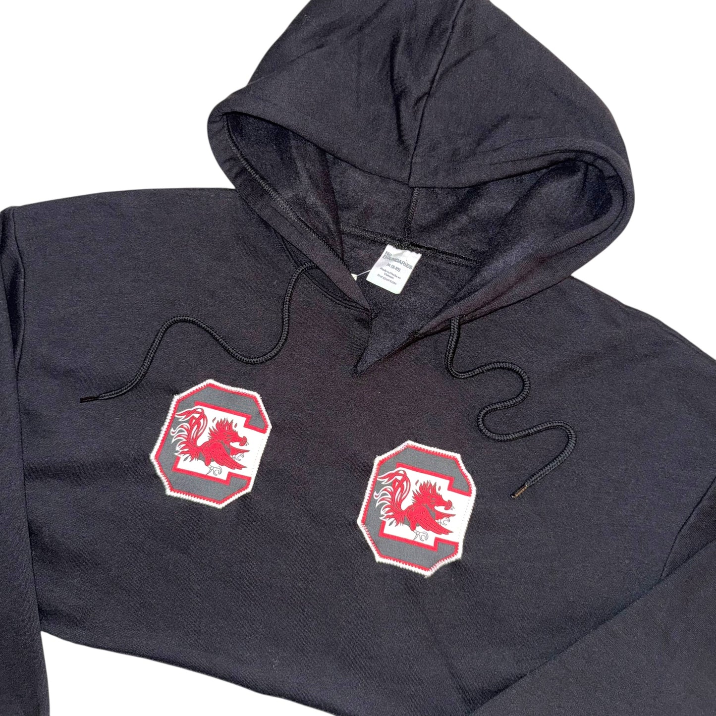 USC South Carolina Reworked Double Logo Cropped Hoodie (M)