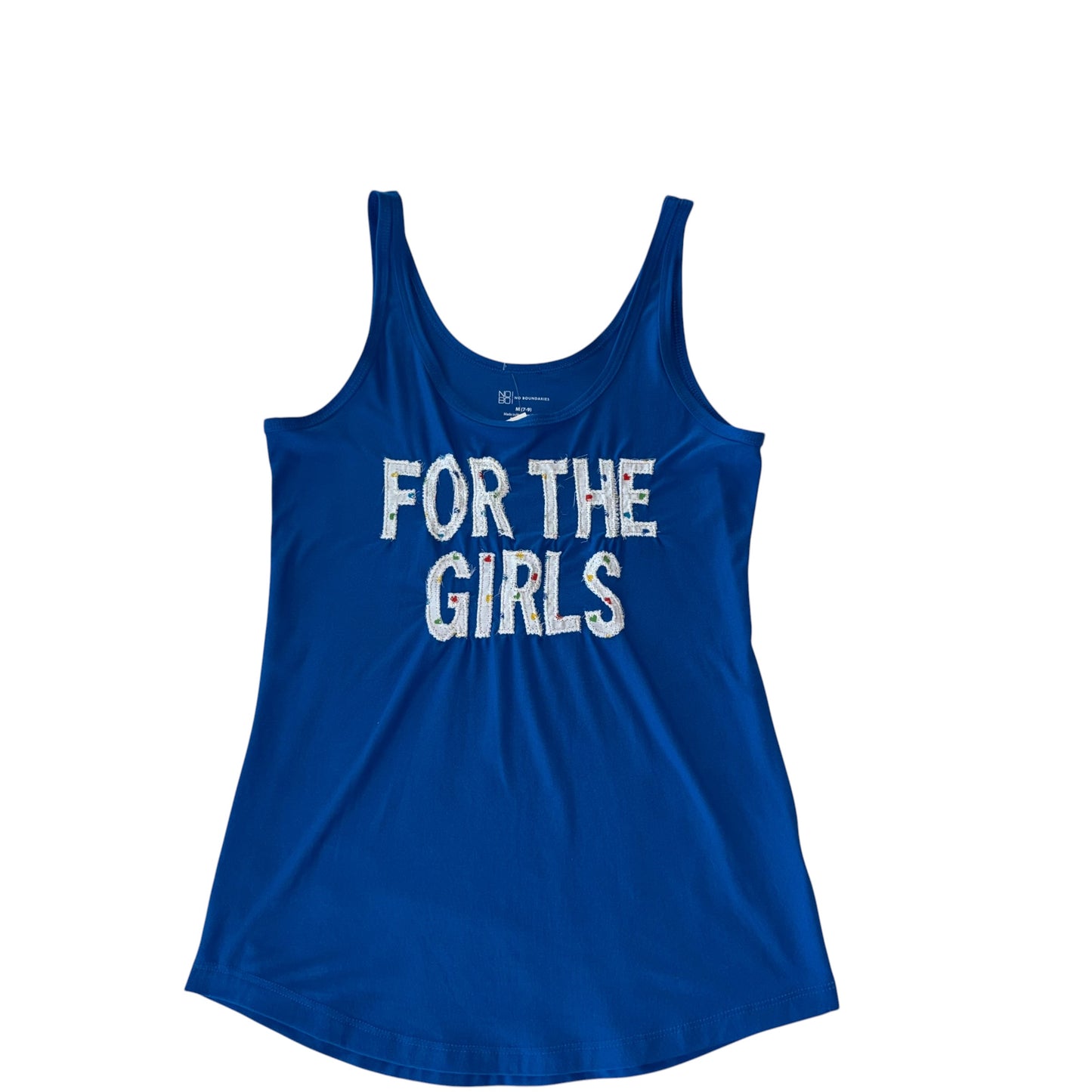 PRIDE - For the Girls Blue Tank (M)