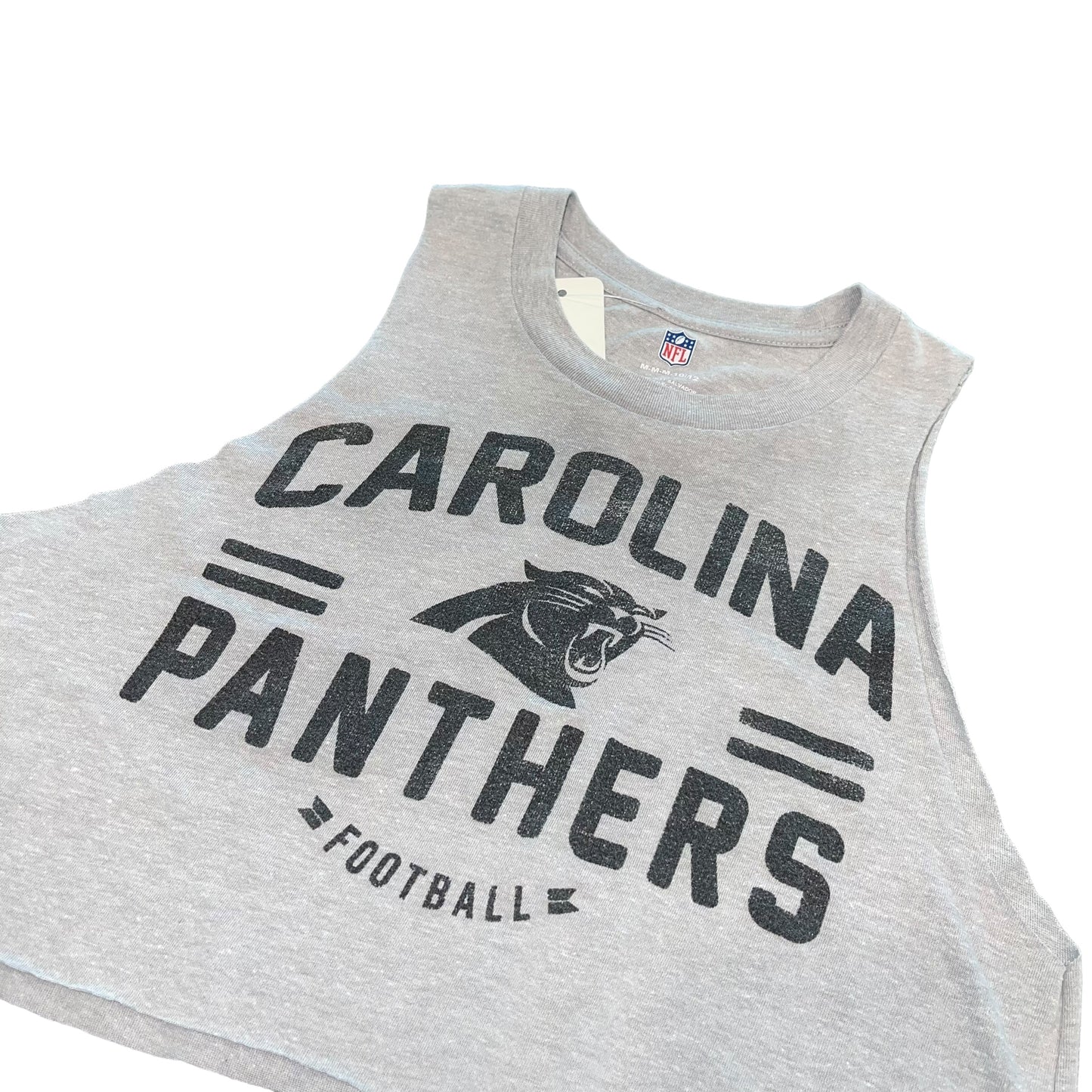 Carolina Panthers Cropped Tank (M)