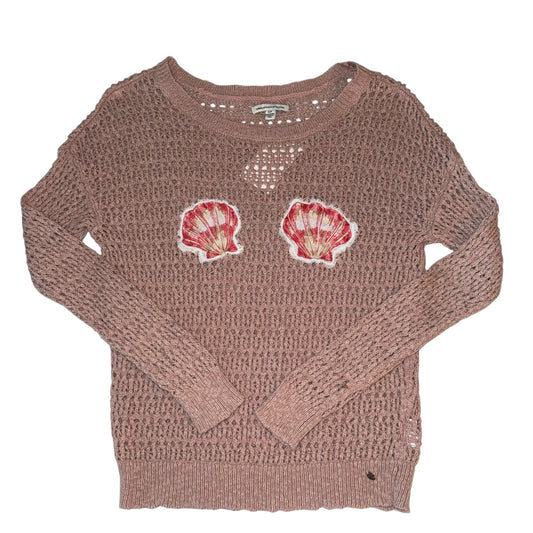 Earthbound - Double Sea Shell Crochet Pullover (S)