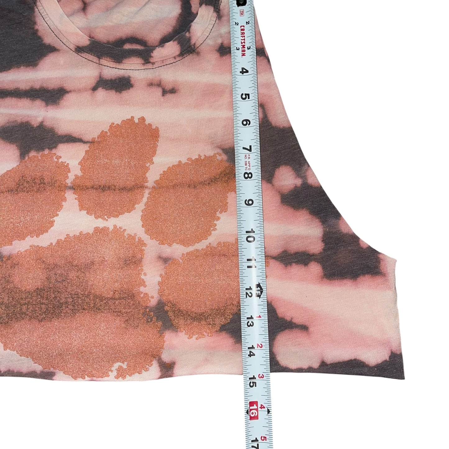 Clemson Upcycled Bleach Tank (M)