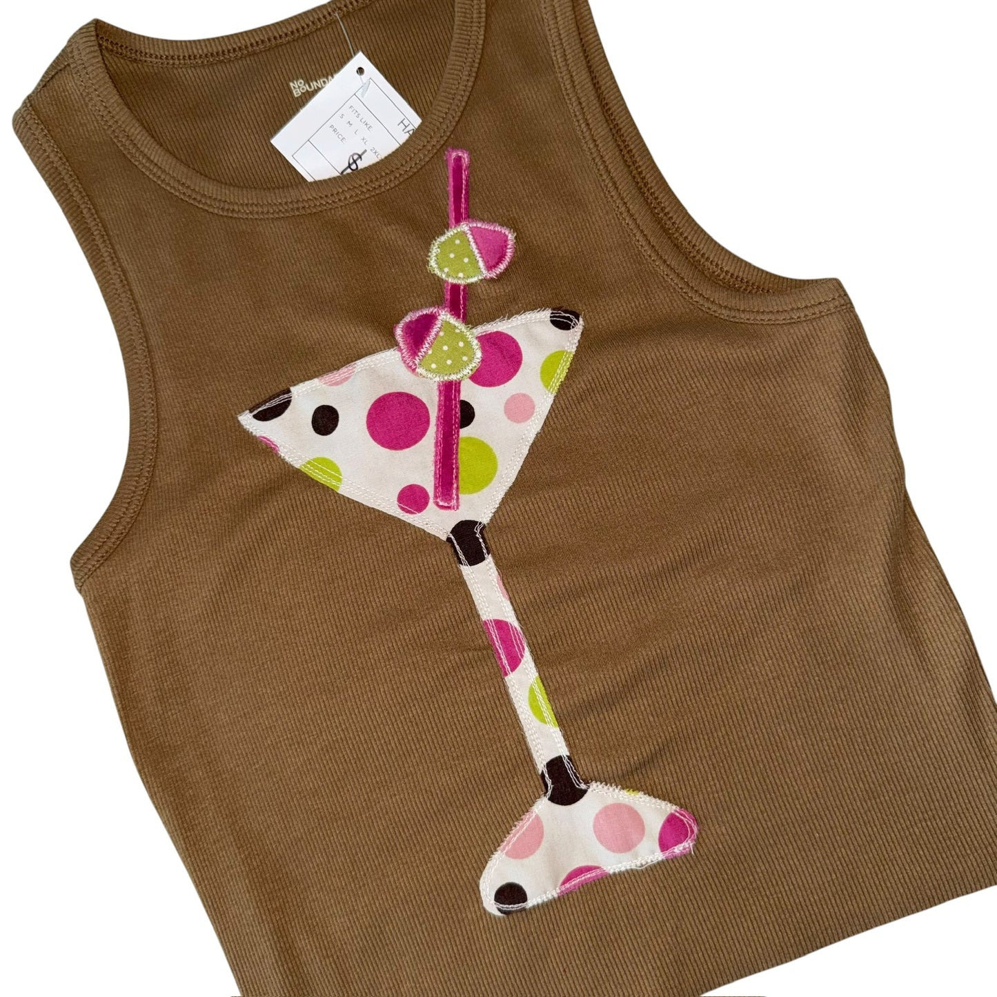 Just a Girl-Y2K Martini Light Brown (S)