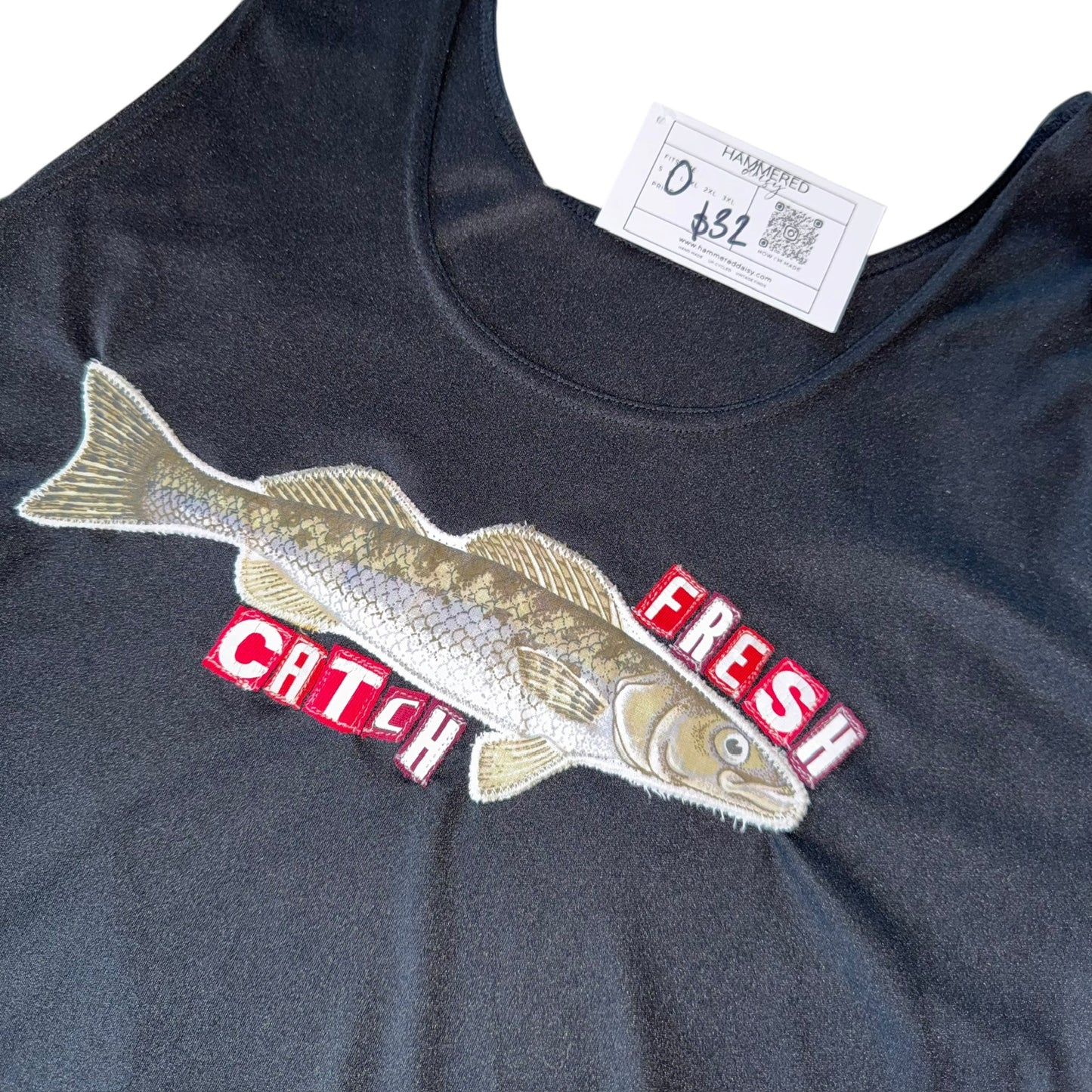 Earthbound- Fresh Catch Red Letters (M/L)
