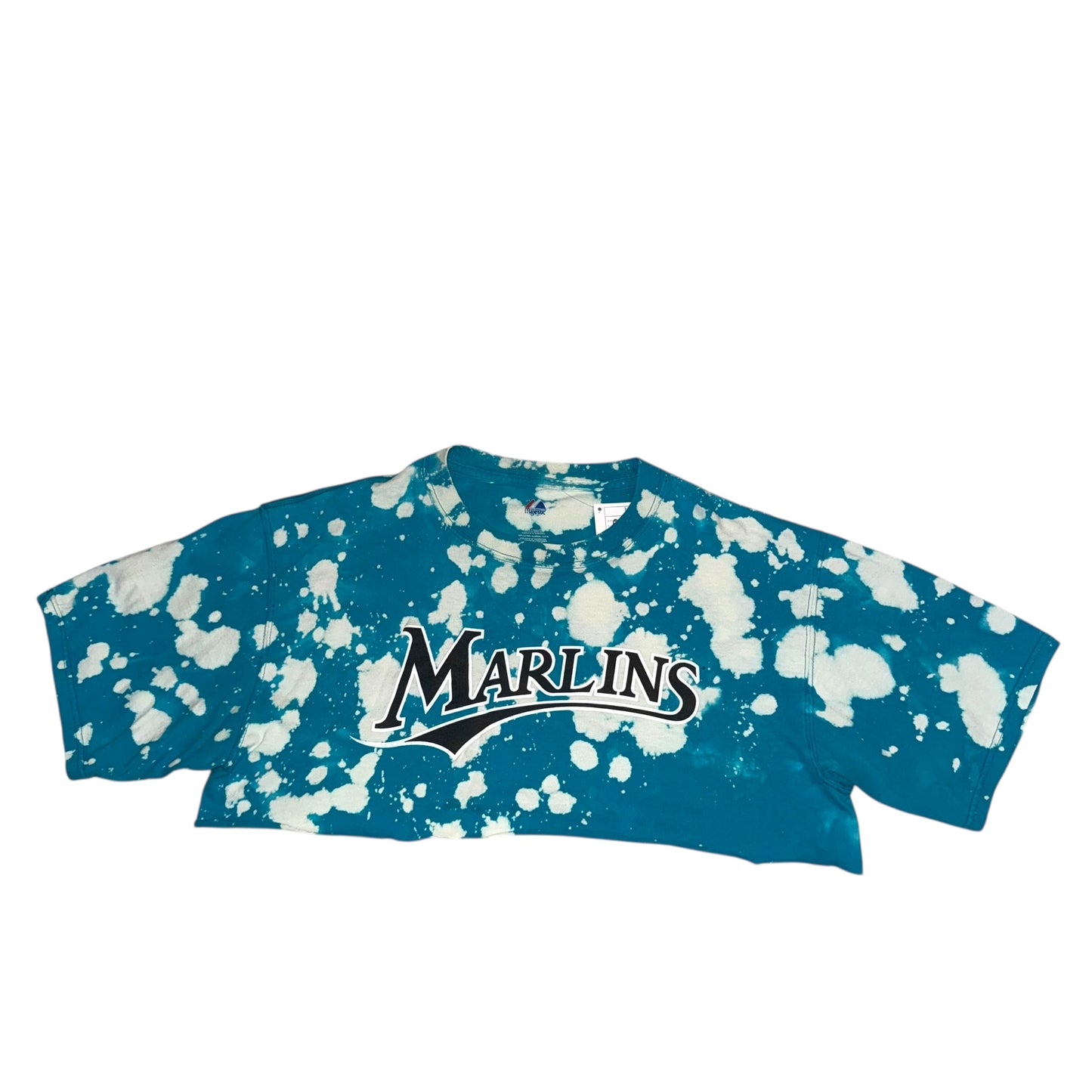Miami Marlins Bleach Micro Crop (L)