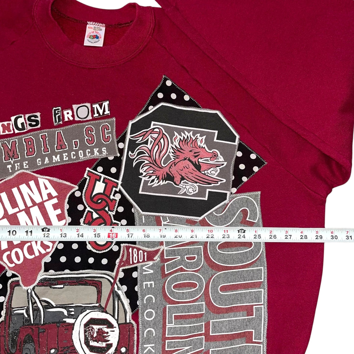USC South Carolina Upcycled Polka Dot Post card (3XL)