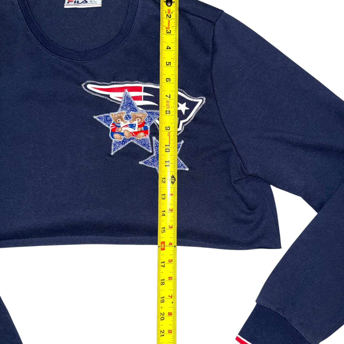 New England Patriots Reworked Bear Crop (L)