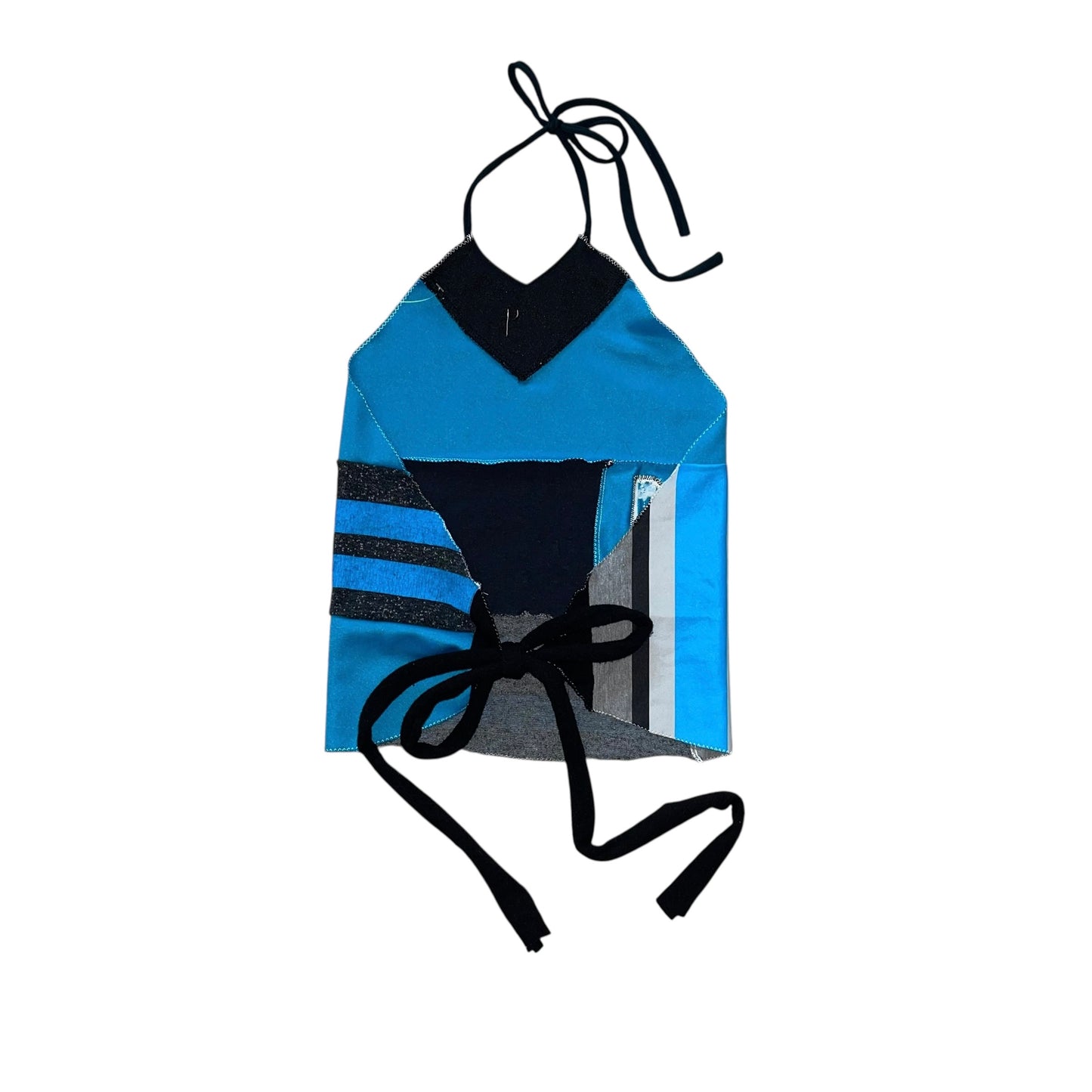 Carolina Panthers Reworked Halter Top (OS)