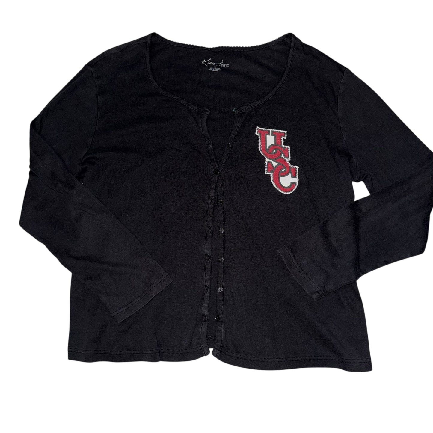 USC South Carolina Upcycled Button Sweater (L)