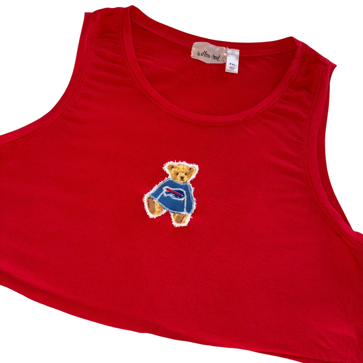 Buffalo Bills Reworked Bear Cropped Tank (M)