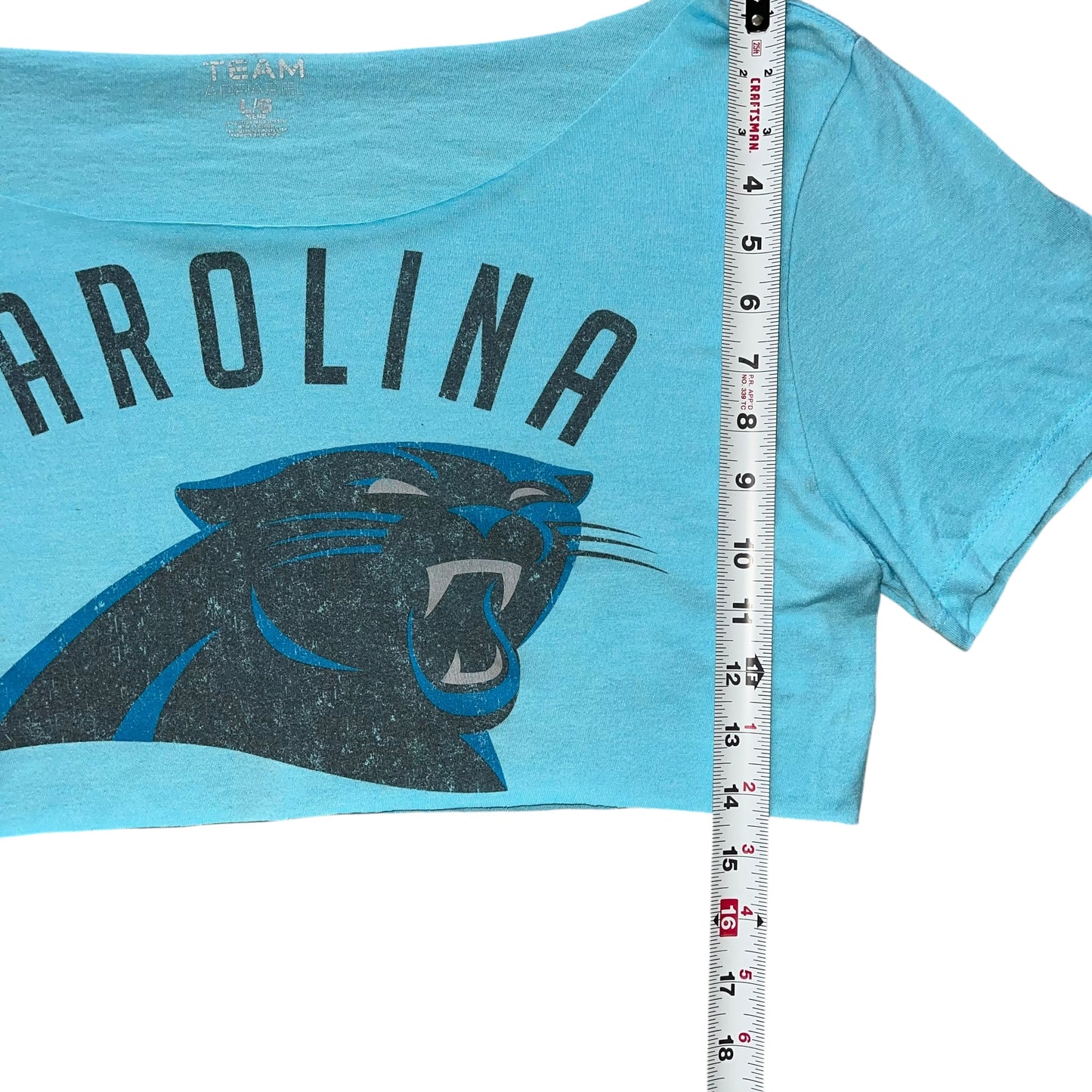 Carolina Panthers Off The Shoulder Crop (L)
