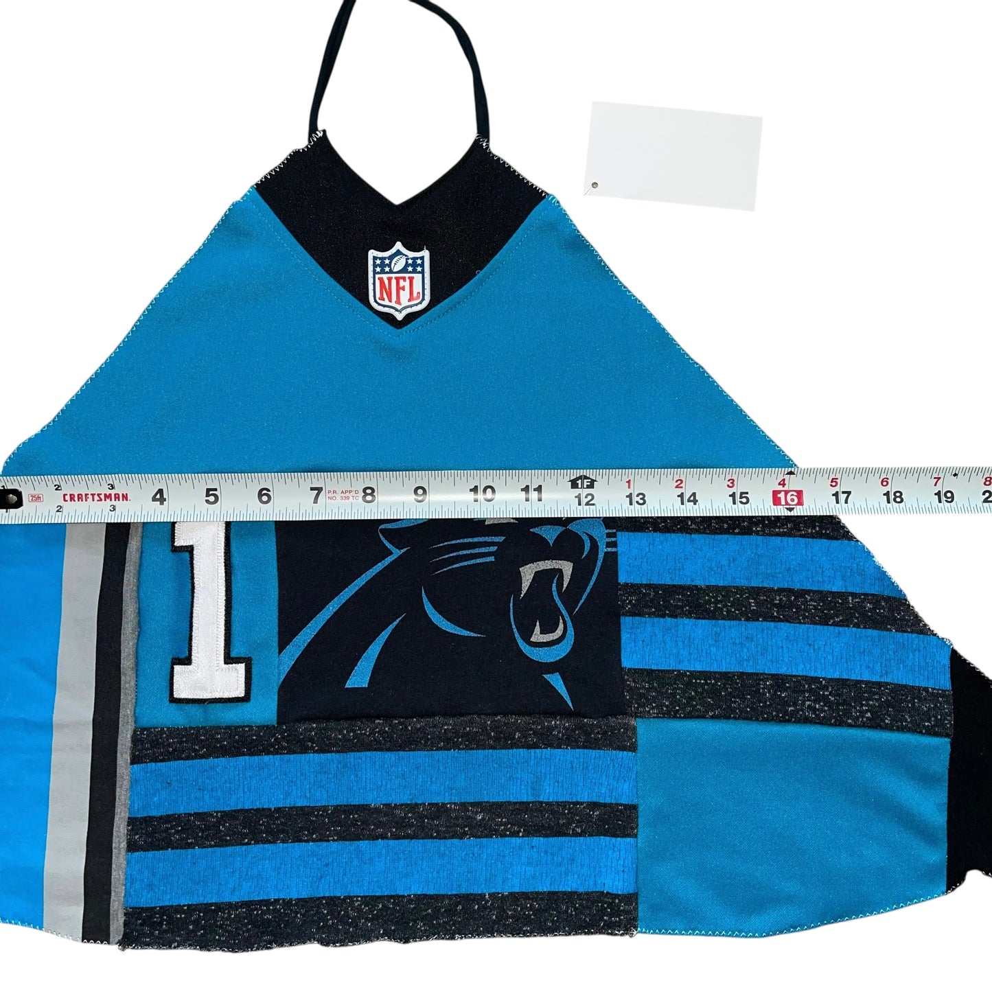 Carolina Panthers Reworked Halter Top (OS)