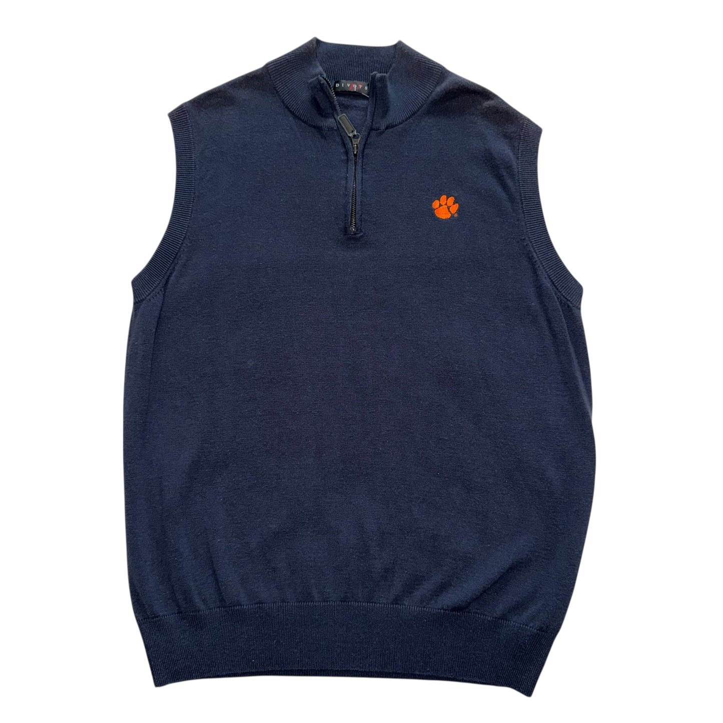 Clemson Quarter Zip Vest (M)