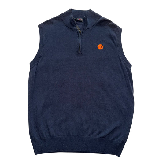 Clemson Quarter Zip Vest (M)