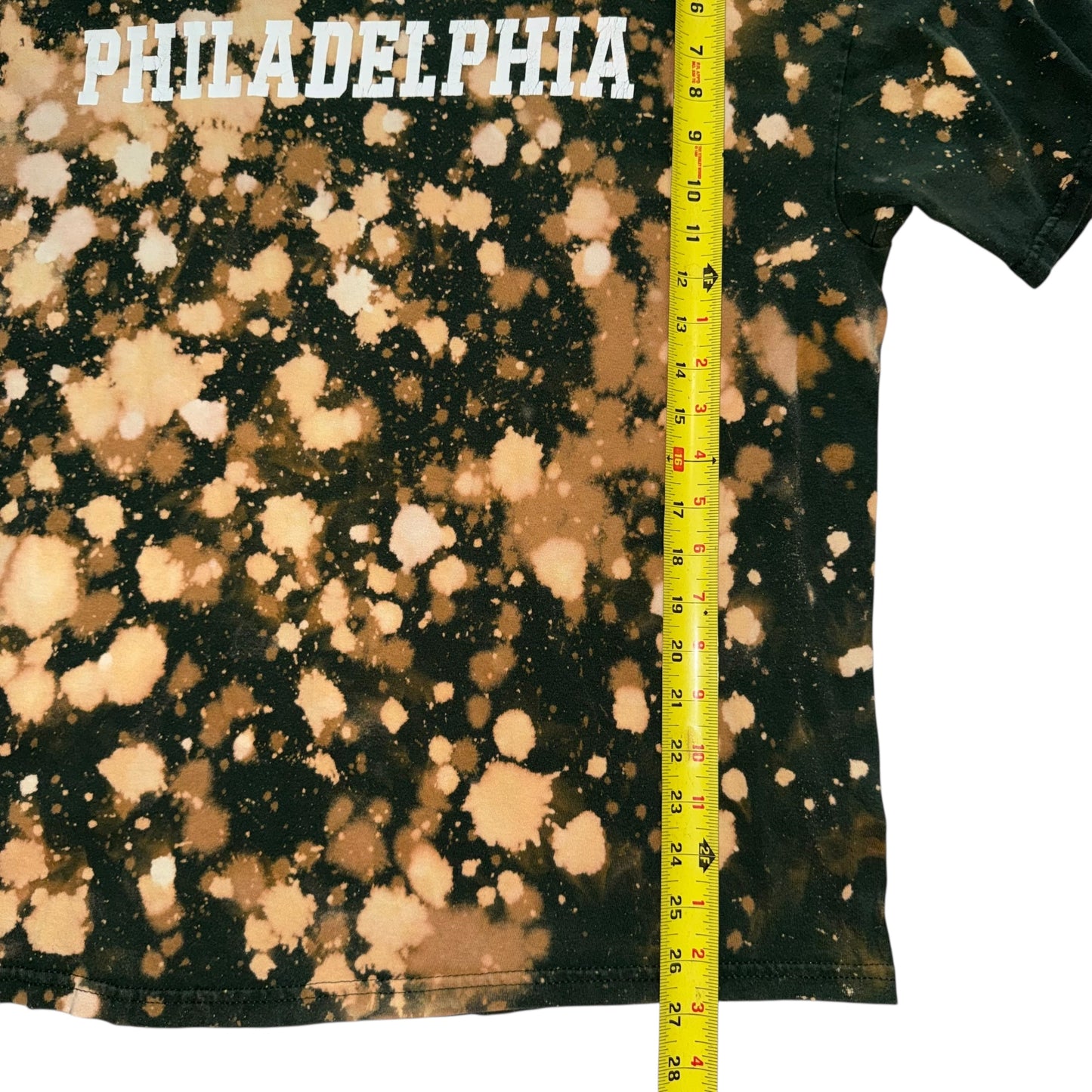 Philadelphia Eagles Green Splatter Bleach Tee (XL)