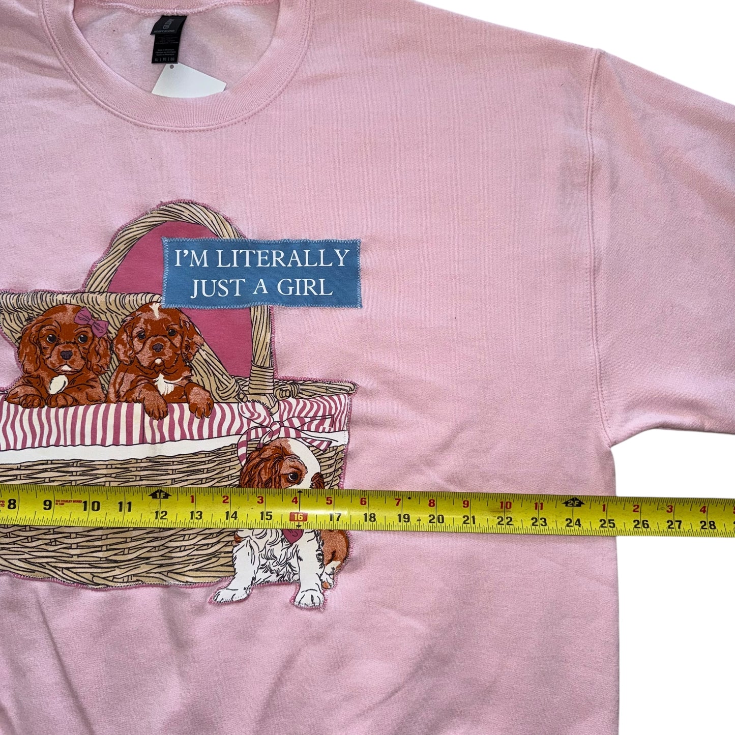 Just a Girl - Puppies in a Basket (XL)