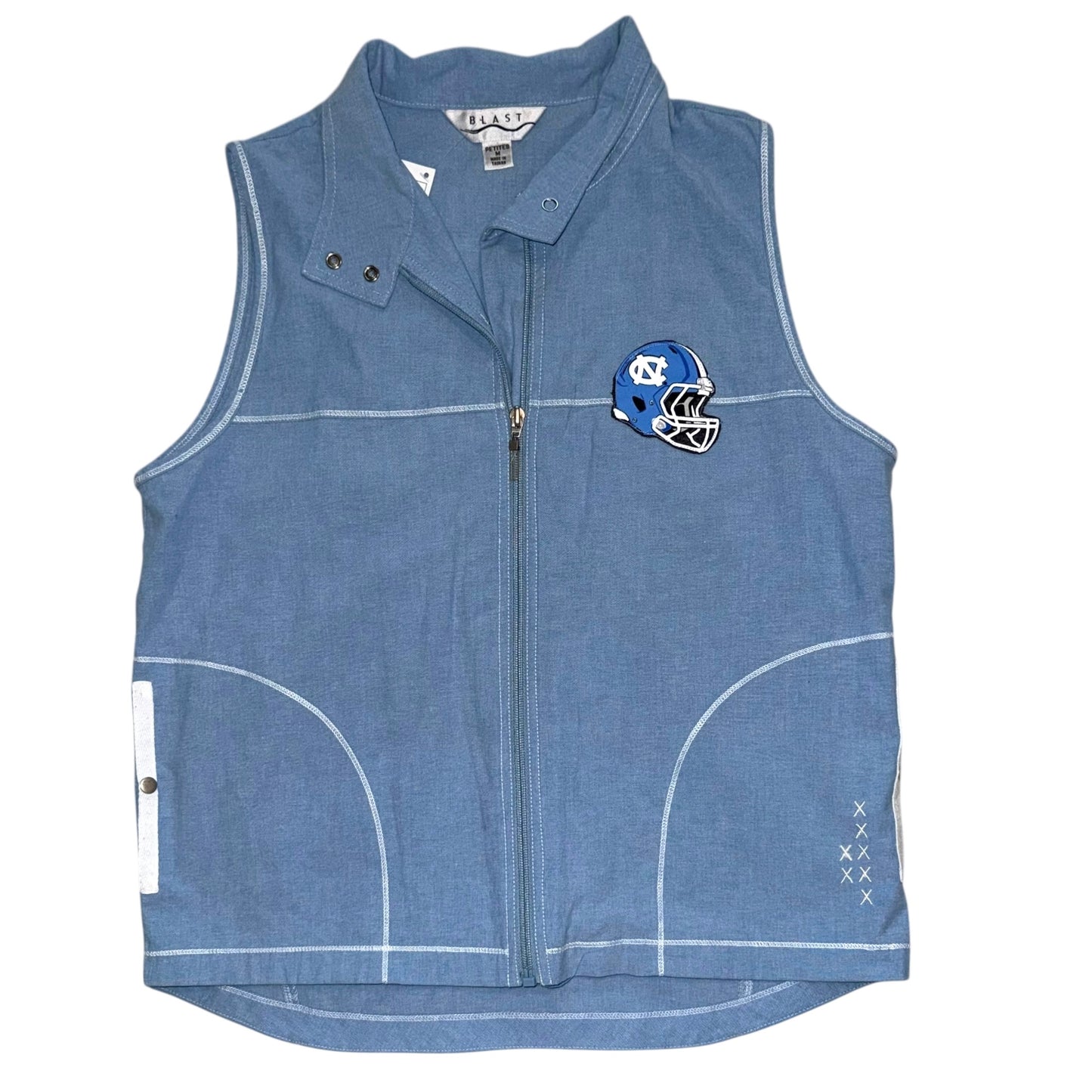 UNC North Carolina Upcycled Helmet Vest (M)