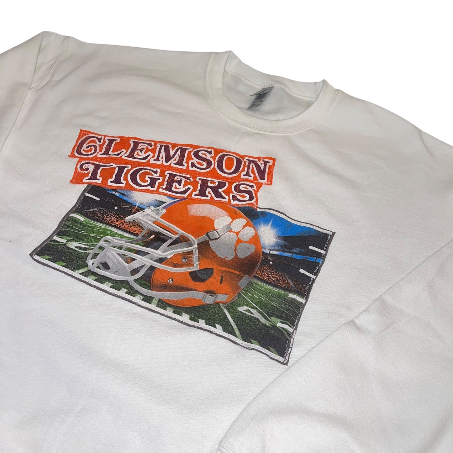 Clemson Patchwork Sweatshirt (XL)