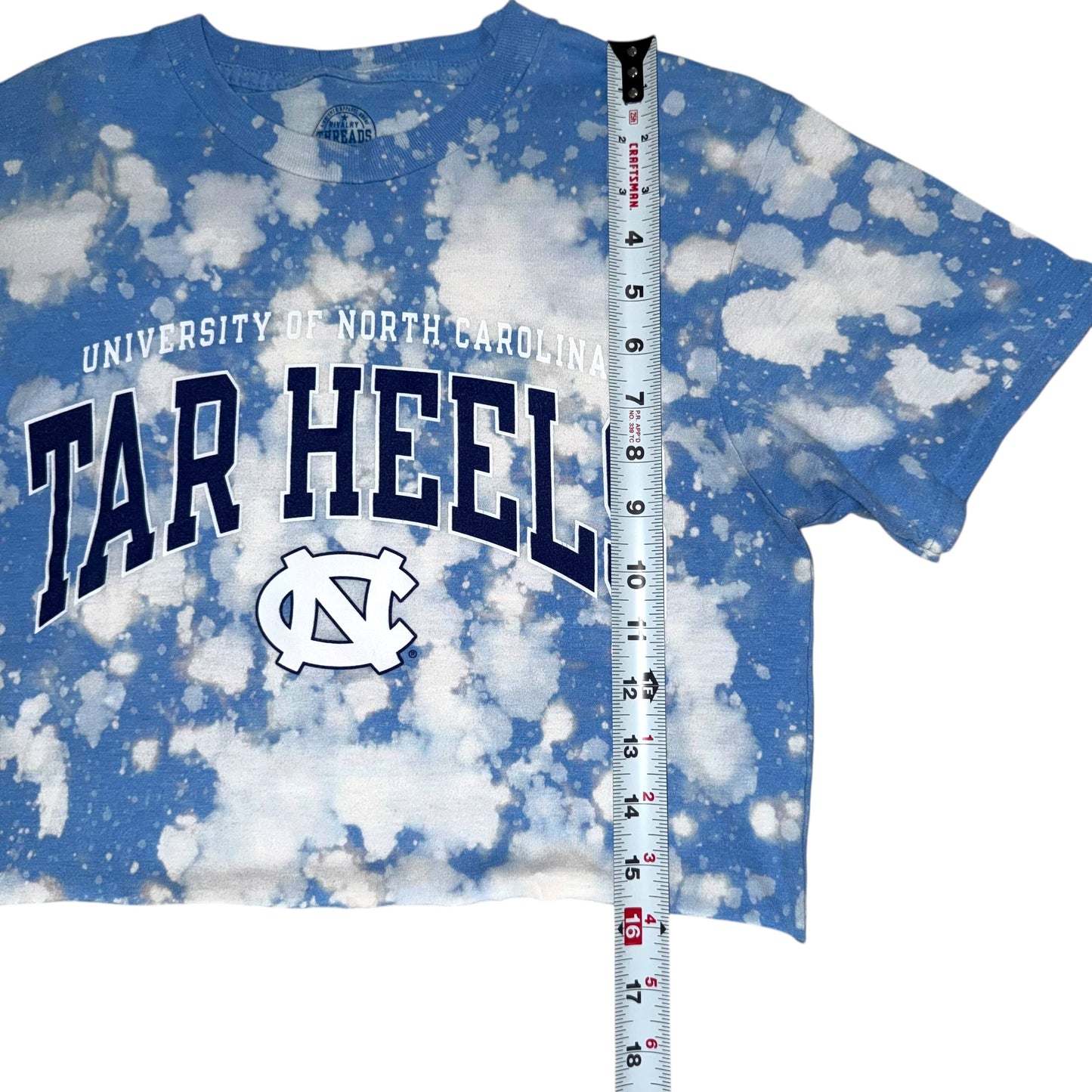 UNC North Carolina Reworked Bleach Crop (S)