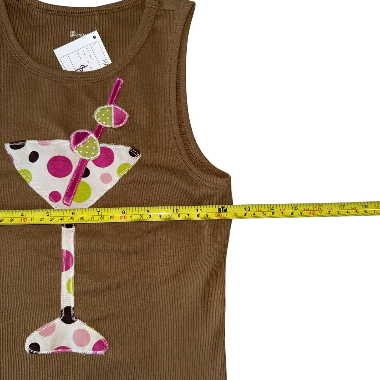 Just a Girl-Y2K Martini Light Brown (S)