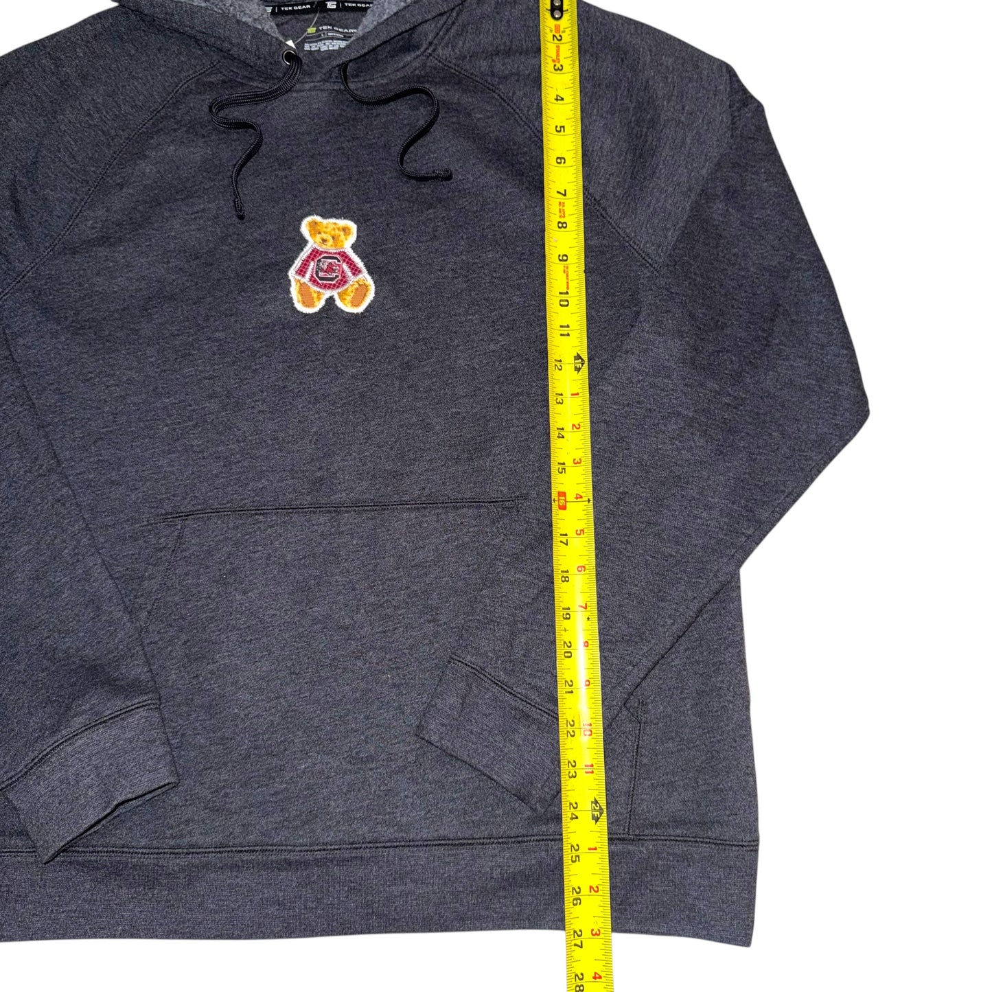 USC South Carolina Reworked Bear Grey Hoodie (L)
