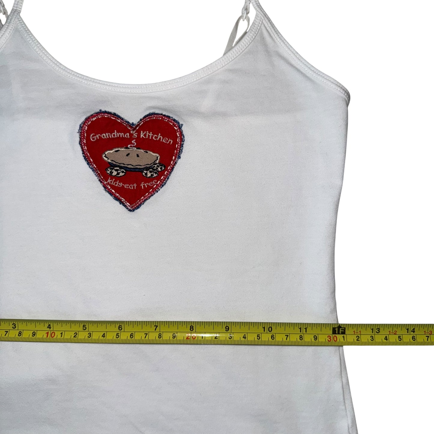 For The Girls, USA - Grandma’s Kitchen White Tank (XS)