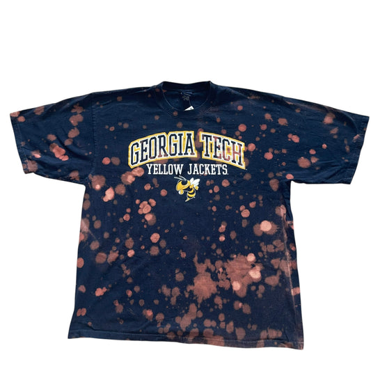 Georgia Tech Reworked Bleach T-shirt (XL)