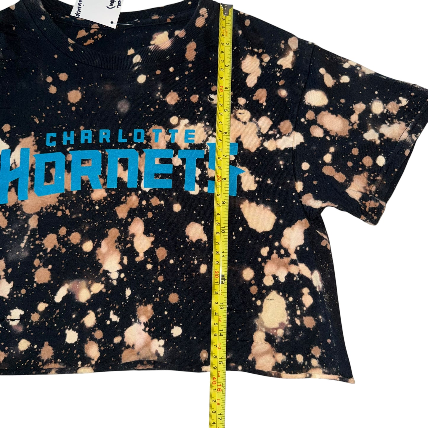 CLT - Hornets Distressed Crop (S/M)