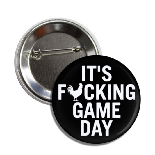F*cking Game Day Black Button