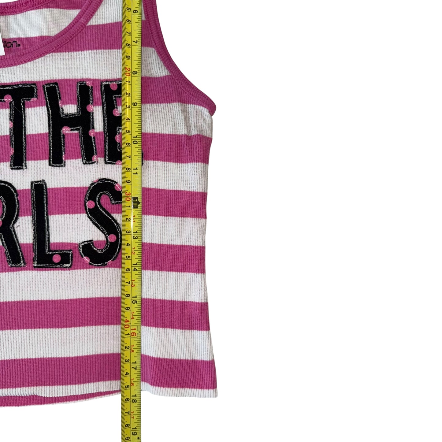 PRIDE - For the Girls Striped Tank (M)