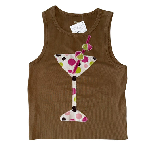 Just a Girl-Y2K Martini Light Brown (S)